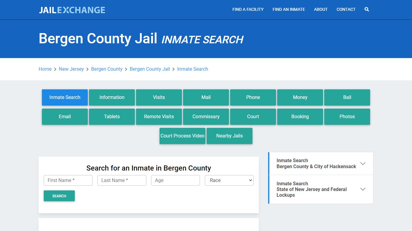 Bergen County Jail, NJ Inmate Search: Roster & Mugshots