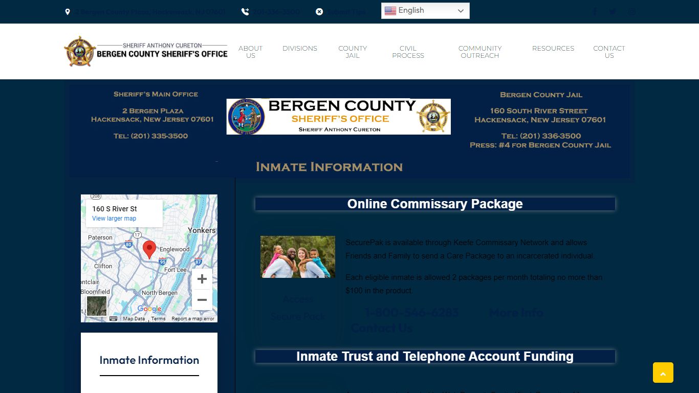 Inmate Information – Bergen County Sheriff